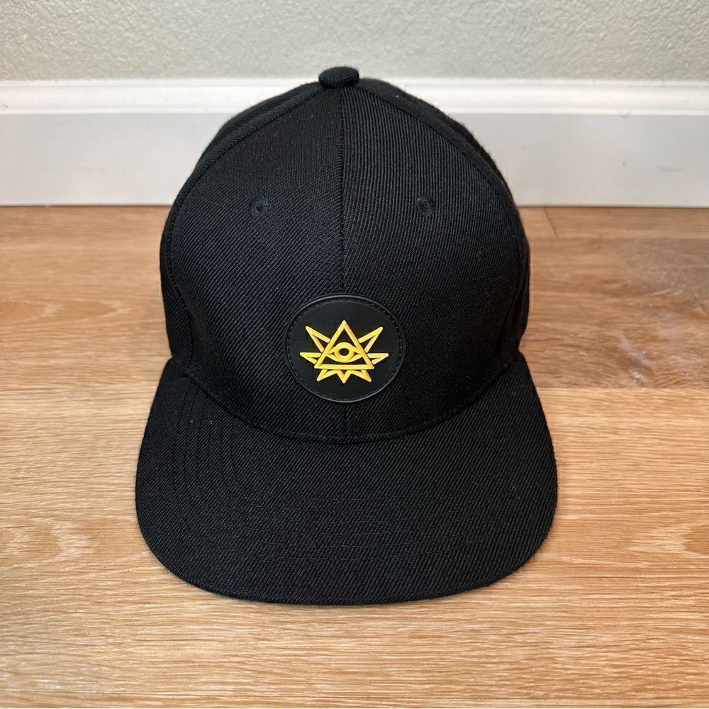 Elyon Patched Black Snapback Hat
